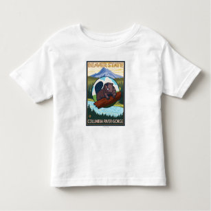 Biber u. Mt.-Haube - Columbia River Schlucht ODER Kleinkind T-shirt