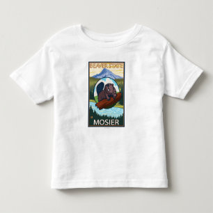 Biber u. Mt.-Haube - Mosier, Oregon Kleinkind T-shirt
