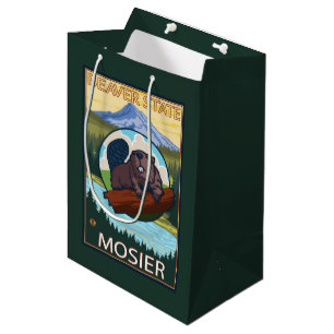 Biber u. Mt.-Haube - Mosier, Oregon Mittlere Geschenktüte