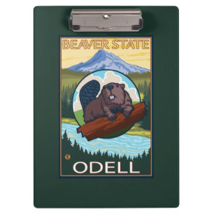 Biber u. Mt.-Haube - Odell, Oregon Klemmbrett
