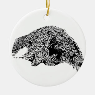 Biber-Verzierung Keramik Ornament