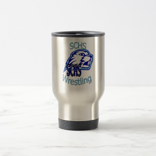 Biber-Wrestling-Reise-Tasse Reisebecher (Mittel)