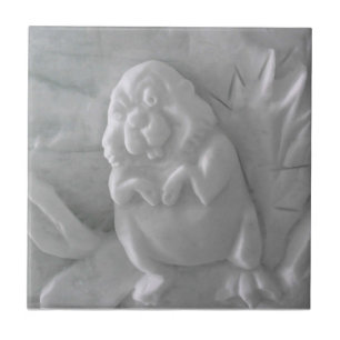 Biberskulptur, Hotel de Glace, Quebec Fliese