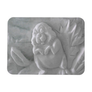 Biberskulptur, Hotel de Glace, Quebec Magnet
