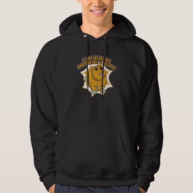 Bibertier Hoodie (Vorderseite)