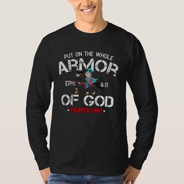 Bible Quote Armor of God Ephesians 611 Easter Chri T-Shirt (Vorderseite)
