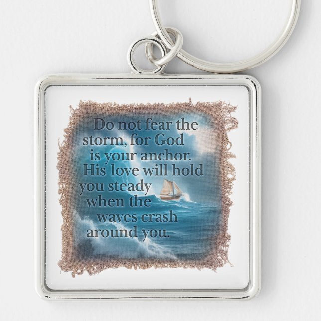 BIBLE QUOTE - Keychain Schlüsselanhänger (Vorne)