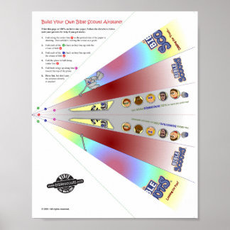 Bible Scouts Flugzeug! Poster