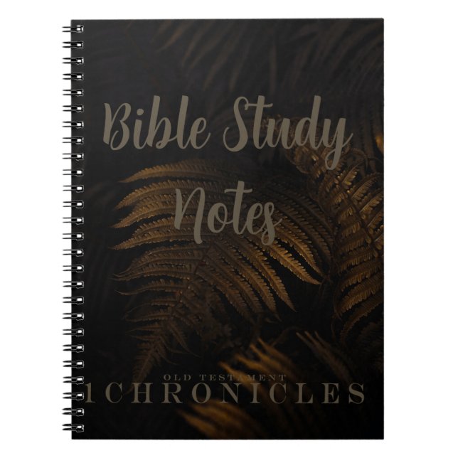 Bible Study-1 Chronicles Notizblock (Vorderseite)