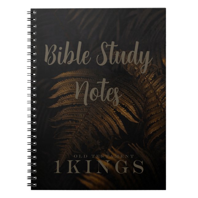 Bible Study-1 Kings Notizblock (Vorderseite)