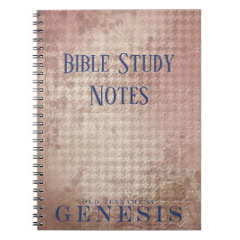 Bible Study-Geneseis Notizblock