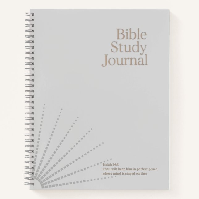 Bible Study Journal Notizbuch (Vorderseite)