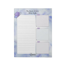 Bible Study Notepaper Personalisiert Notepad Notizblock