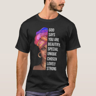 Bible Verse Black History Monte Cool Blm Melanin C T-Shirt