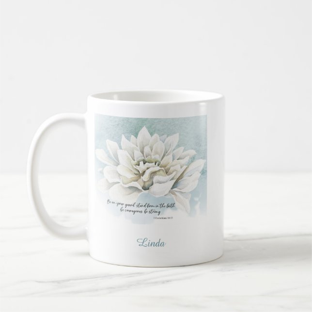 Bible verse Coffee Mug (Gauche)