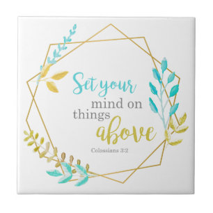 Bible Verse Colossians Scripting Christlicher Glau Fliese