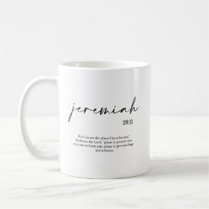 Bible Verse Elegant Kaffeetasse