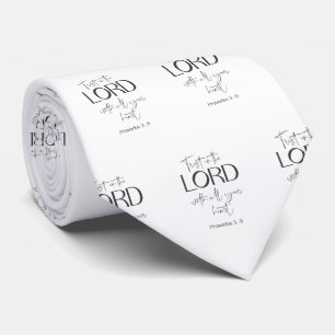 Bible Verse événements religieux Cravate