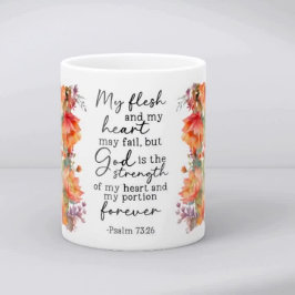 Bible Verse Floral Coffee Mug Kaffeetasse