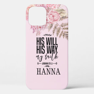 Bible Verse Floral Watercolor iPhone Fälle Case-Mate iPhone Hülle