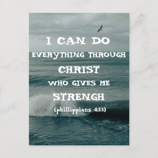 Bible Verse Inspiration Zitat-Skripte Postkarte