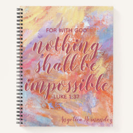 Bible Verse Inspirational Faith Bullet Journal Notizbuch