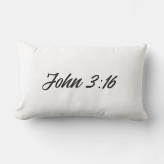 Bible Verse John 3:16 Lendenkissen