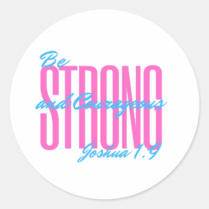 Bible Verse - Joshua 1:9 - Stickers & Étiquettes