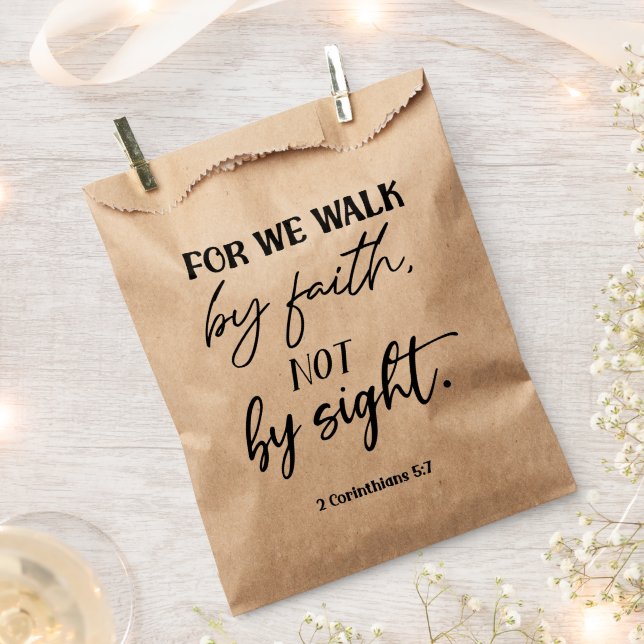 Bible Verse Kraft Gift Fvor Bag Geschenktütchen (Ausgeschnitten)