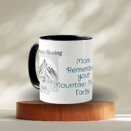  Bible Verse Mountain Moving Faith Personalize Tasse