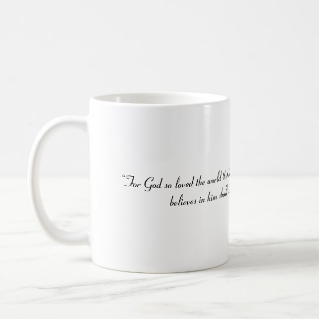 Bible Verse Mug (Gauche)