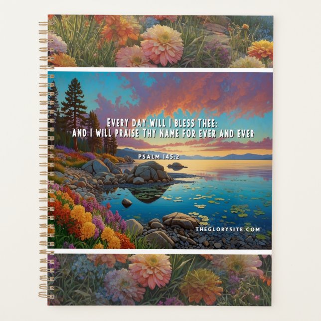 Bible Verse Psalms Planer (Vorderseite)