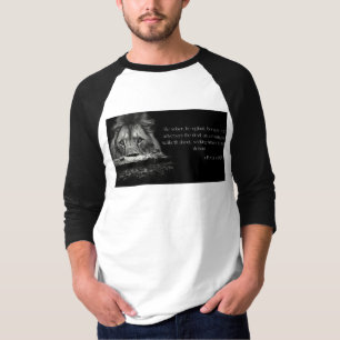 Bible Verse Scripture 1 Peter 5:8 KJV 3/4 Herren T-Shirt