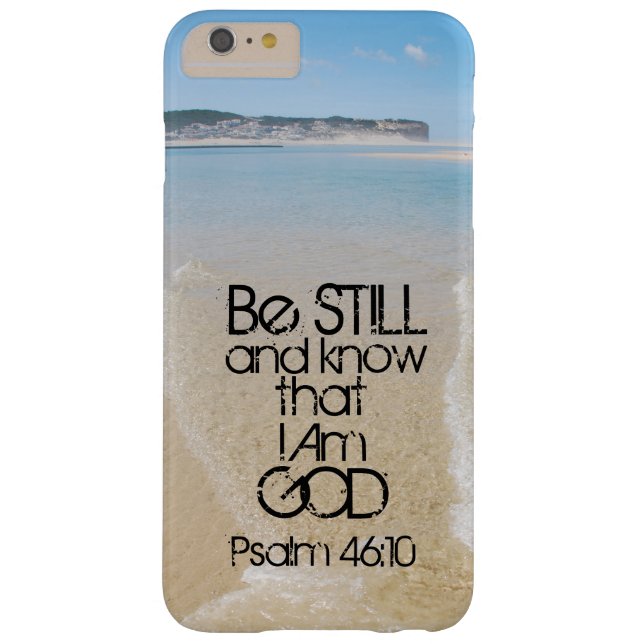 Bible Verse Sei still und weiß ich bin Gott iPhone Case-Mate iPhone Hülle (Rückseite)