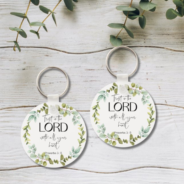 Bible Verse Sprichwörter Grüne Kranz Schlüsselanhä Schlüsselanhänger (Von Creator hochgeladen)
