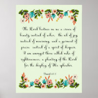 Bible Verses Art - Isaiah 61:3