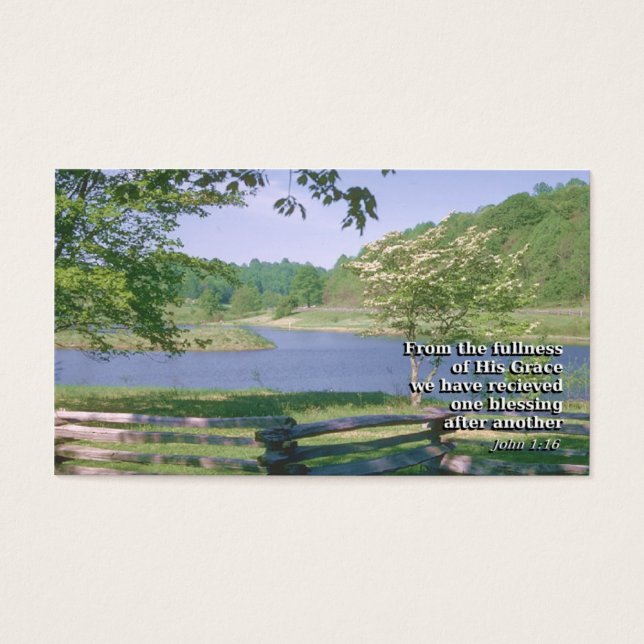 Bible Verset Cartes personnelles (Devant)