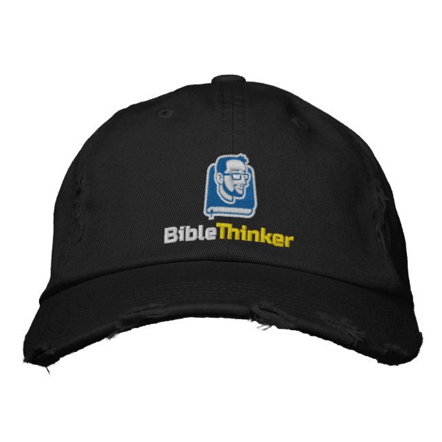 BibleThinker Hat Bestickte Baseballkappe (Vorderseite)