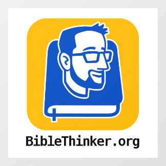 BibleThinker.org Fensteraufkleber