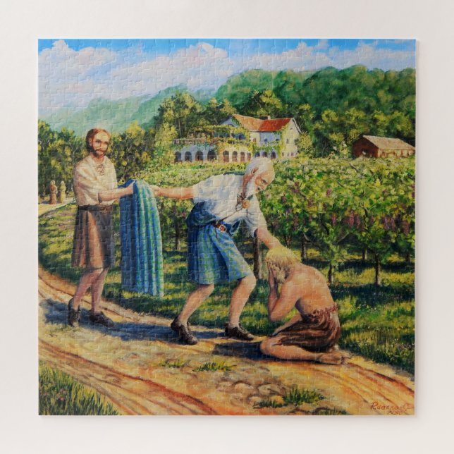 Biblical, Scriptural, The Prodigal Son, vineyard (Horizontal)
