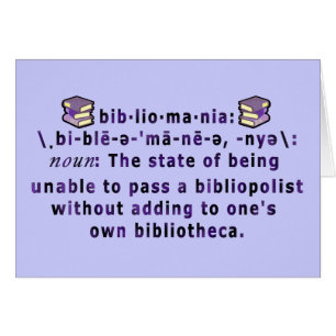 Bibliomania-leere Karte