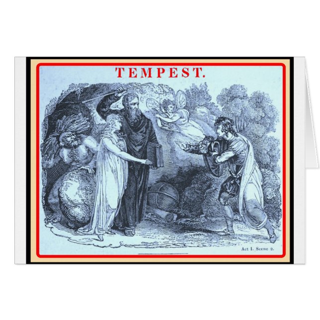 Bibliomania : Shakespeare la tempête (Devant horizontal)