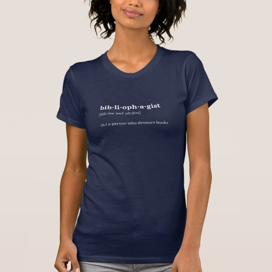 Bibliophagist Definitions-Shirt (dunkel) T-Shirt