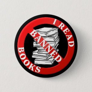 Bibliophile Buch Nerd I Read Banned Books Button