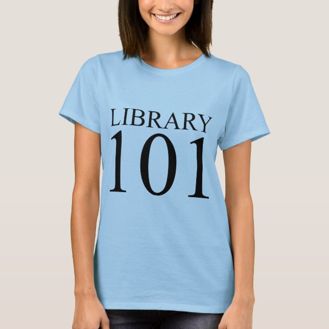 BIBLIOTHEK 101 T-Shirt (Vorderseite)