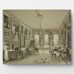 Bibliothek als Sitzungssaal, Cassiobury Park, c.18 Fotoplatte