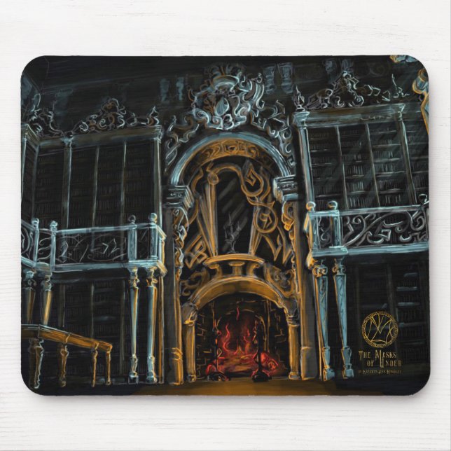 Bibliothek AON Mousepad (Vorne)