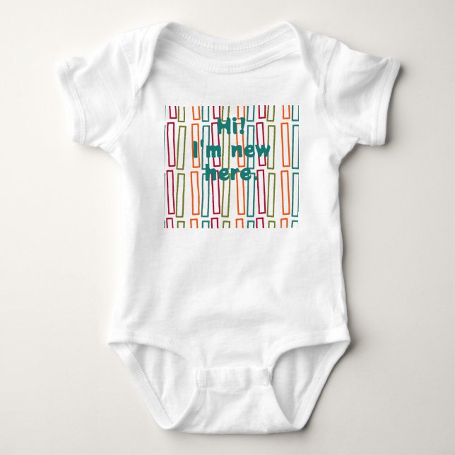 Bibliothek Baby Strampler (Vorderseite)