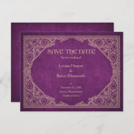 Bibliothek Buch Burgundy Geek Literarische Hochzei Save The Date