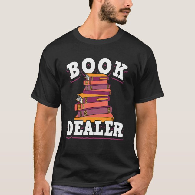 Bibliothek Buchhändler T-Shirt (Vorderseite)